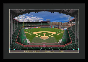 Ebbets Field 1941 - Framed Print