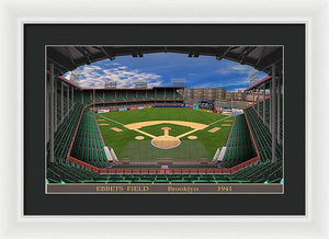 Ebbets Field 1941 - Framed Print