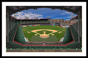 Ebbets Field 1941 - Framed Print