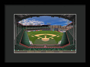 Ebbets Field 1941 - Framed Print