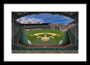 Ebbets Field 1941 - Framed Print