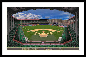 Ebbets Field 1941 - Framed Print