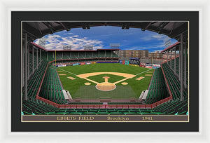 Ebbets Field 1941 - Framed Print