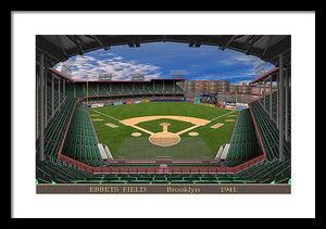 Ebbets Field 1941 - Framed Print