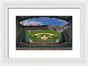 Ebbets Field 1941 - Framed Print