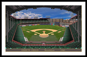 Ebbets Field 1941 - Framed Print