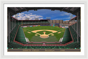 Ebbets Field 1941 - Framed Print