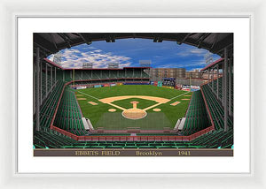 Ebbets Field 1941 - Framed Print