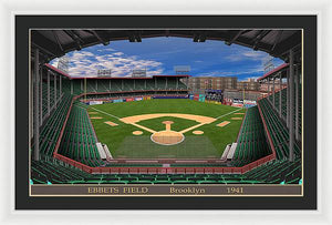 Ebbets Field 1941 - Framed Print