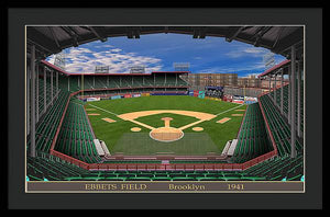 Ebbets Field 1941 - Framed Print