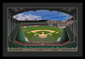 Ebbets Field 1941 - Framed Print