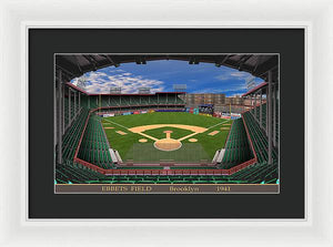 Ebbets Field 1941 - Framed Print