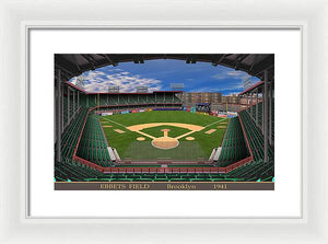 Ebbets Field 1941 - Framed Print