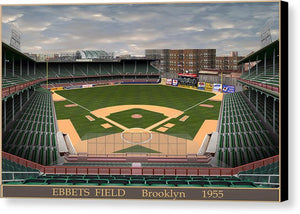 Ebbets Field 1955 - Canvas Print