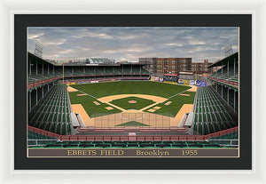 Ebbets Field 1955 - Framed Print