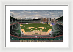 Ebbets Field 1955 - Framed Print