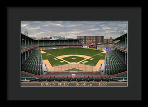 Ebbets Field 1955 - Framed Print