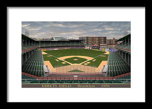 Ebbets Field 1955 - Framed Print