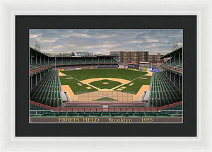 Ebbets Field 1955 - Framed Print