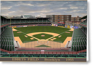 Ebbets Field 1955 - Greeting Card