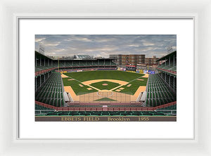 Ebbets Field 1955 - Framed Print