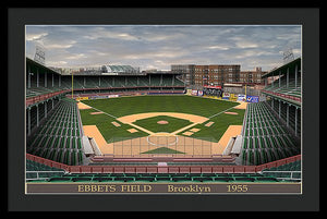 Ebbets Field 1955 - Framed Print