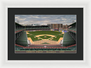 Ebbets Field 1955 - Framed Print