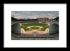 Ebbets Field 1955 - Framed Print