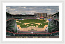 Load image into Gallery viewer, Ebbets Field 1955 - Framed Print
