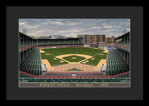 Ebbets Field 1955 - Framed Print