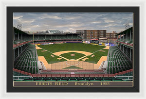 Ebbets Field 1955 - Framed Print