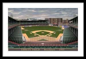 Ebbets Field 1955 - Framed Print