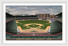 Load image into Gallery viewer, Ebbets Field 1955 - Framed Print
