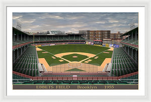 Ebbets Field 1955 - Framed Print