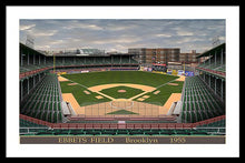 Load image into Gallery viewer, Ebbets Field 1955 - Framed Print
