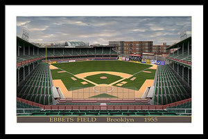 Ebbets Field 1955 - Framed Print