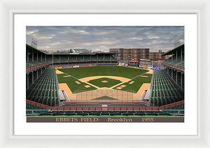 Ebbets Field 1955 - Framed Print