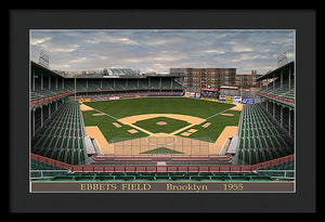 Ebbets Field 1955 - Framed Print