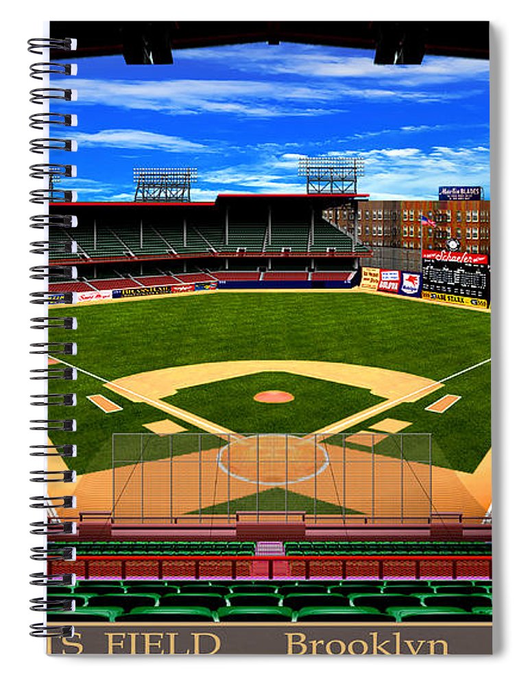 Ebbets Field 1955 - Spiral Notebook