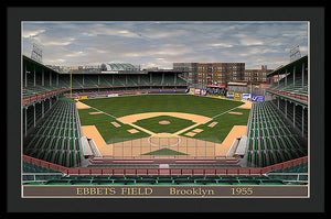 Ebbets Field 1955 - Framed Print