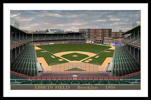 Ebbets Field 1955 - Framed Print