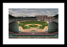 Load image into Gallery viewer, Ebbets Field 1955 - Framed Print
