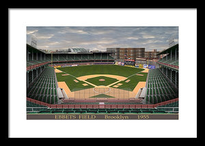 Ebbets Field 1955 - Framed Print