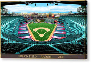 Edison Field 2020 - Canvas Print