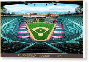 Edison Field 2020 - Canvas Print