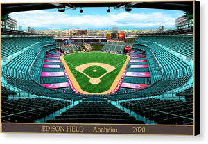 Edison Field 2020 - Canvas Print