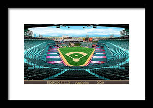 Edison Field 2020 - Framed Print