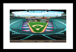 Edison Field 2020 - Framed Print