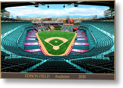 Edison Field 2020 - Metal Print