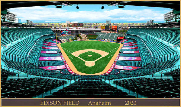 Edison Field 2020 - Art Print